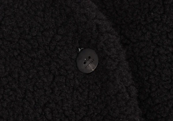 LE PHIL Collarless Round Hem Boa Jacket K-133720_004