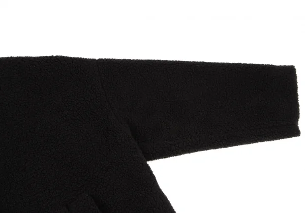 LE PHIL Collarless Round Hem Boa Jacket K-133720_005
