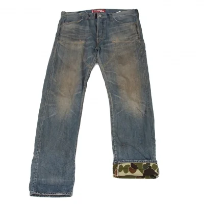 JUNYA WATANABE MAN×Levi's Camo Pattern Switching Jeans