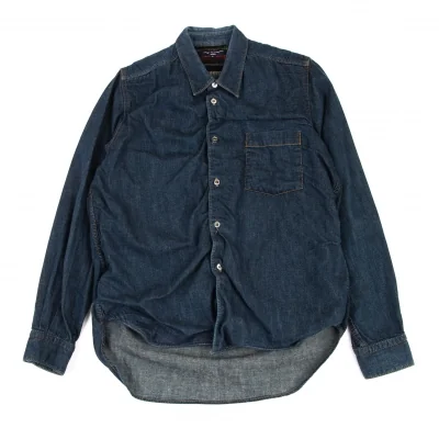 COMME des GARCONS HOMME Cotton Linen Gather Shirt