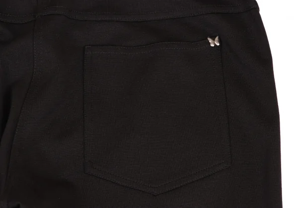 マックスマーラMax Mara WEEKEND レーヨンストレッチパンツ 黒L K-133776_010