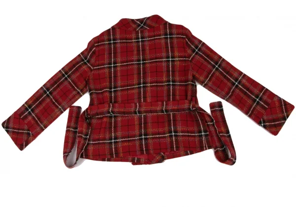 KEITA MARUYAMA Check Belted Jacket K-133788_013