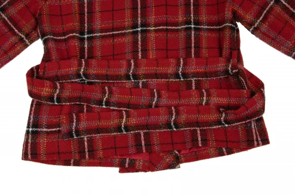 KEITA MARUYAMA Check Belted Jacket K-133788_014