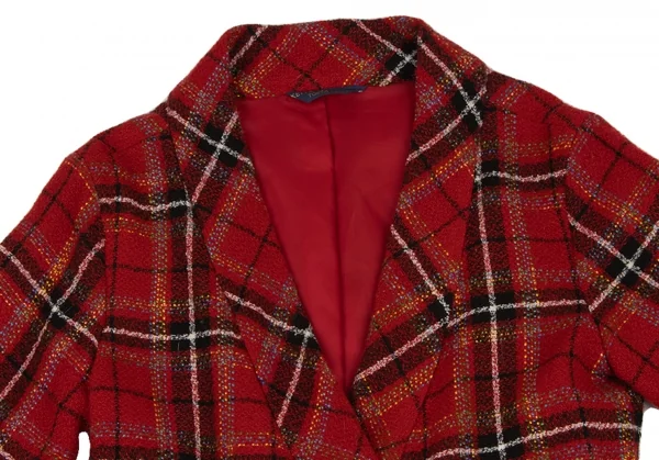 KEITA MARUYAMA Check Belted Jacket K-133788_003