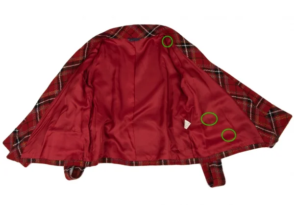 KEITA MARUYAMA Check Belted Jacket K-133788_009