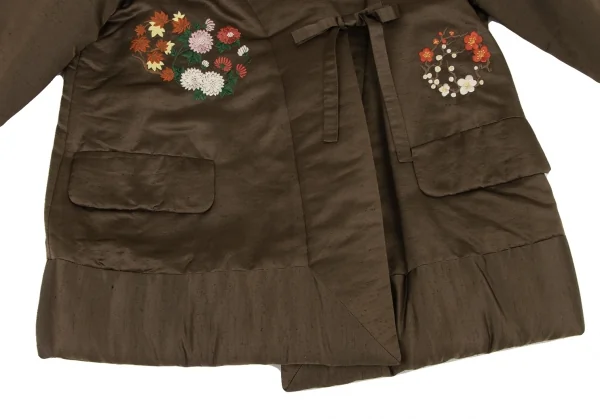 KEITA MARUYAMA Floral Embroidery Kimono Jacket K-133790_012