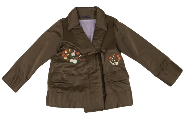 KEITA MARUYAMA Floral Embroidery Kimono Jacket K-133790_002