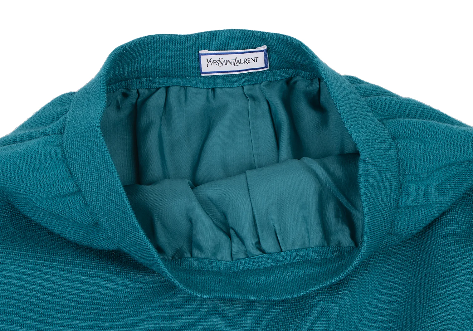 Vintage Yves Saint Laurent ニット ダッフル コート イヴサンローランYves Saint Laurent ウールニットセットアップ