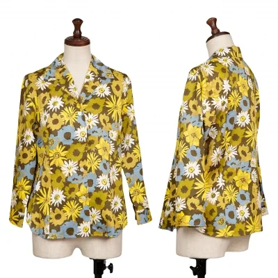 Aquascutum Floral Printed Shirt Jacket