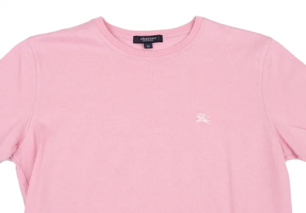 バーバリーロンドンBURBERRY LONDON ポイント刺繍Tシャツ ピンク38 K-133873_002