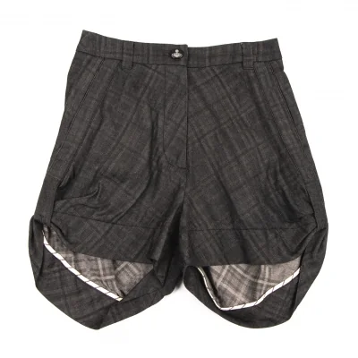 Vivienne Westwood Red Label Check Cinch Back Design Shorts