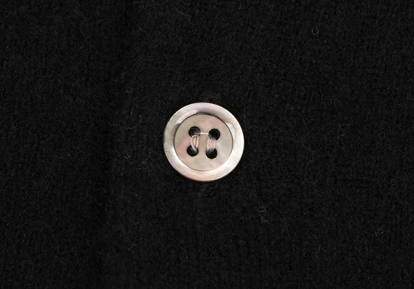 プレイ コムデギャルソンPLAY COMME des GARCONSハートワッペンウールニットカーディガン 黒M K-133917_005