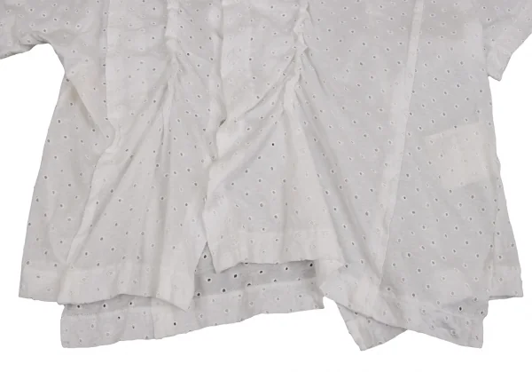 tricot COMME des GARCONS Tuck Design Hole Embroidery Blouse K-133930_008