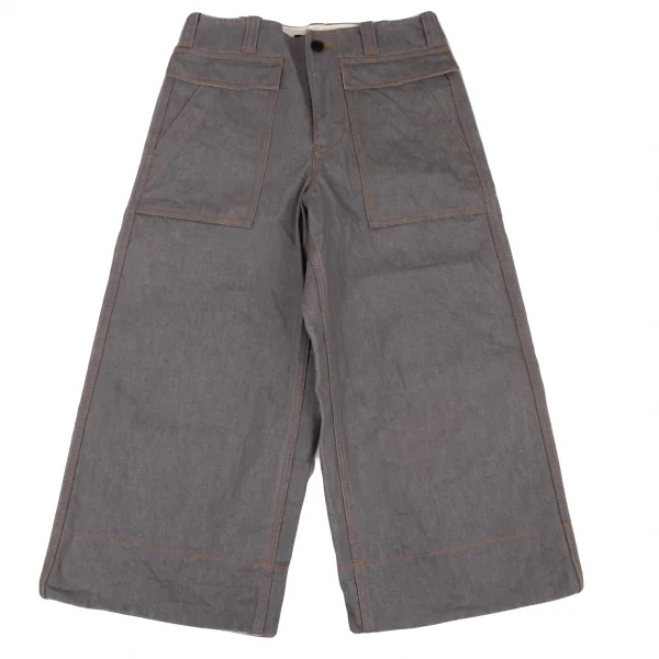 tricot COMME des GARCONS Pocket Design Wide Denim Pants Grey S K-133933_001