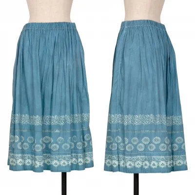 tricot COMME des GARCONS Cotton Floral Printed Skirt