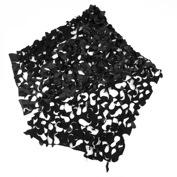 MARIA CALDERARA Cutting Design Stole Black  K-133966_001