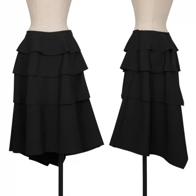 COMME des GARCONS Wool Tiered Skirt