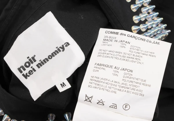 noir kei ninomiya Hologram Stud Decoration Long Sleeve Shirt K-133976_015