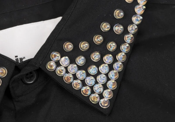 noir kei ninomiya Hologram Stud Decoration Long Sleeve Shirt K-133976_005