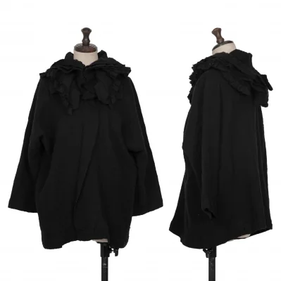tricot COMME des GARCONS Frill Design Fulling Knit Top