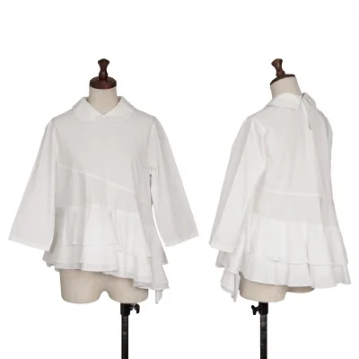 tricot COMME des GARCONS Switching Round Collar Blouse