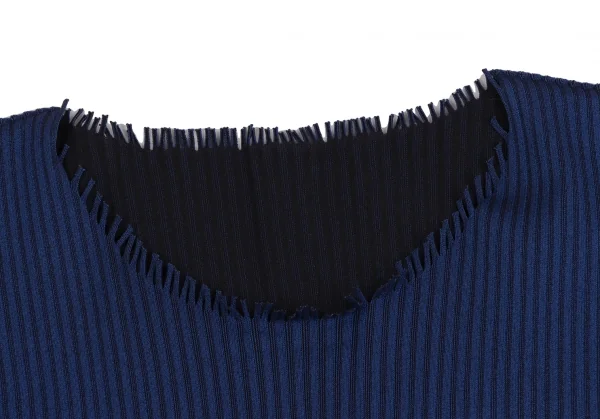 PLEATS PLEASE A-POC INSIDE Fringe Cutting T Shirt K-134003_004