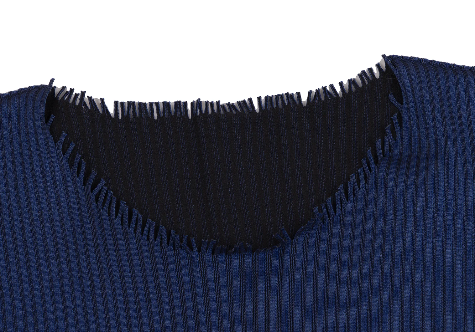 プリーツプリーズPLEATS PLEASE A-POC INSIDE フリンジカッティングTシャツ 青3 【レディース】 プリーツプリーズPLEATS PLEASE A-POC INSIDE フリンジ