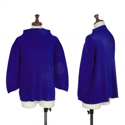 Unbranded Mist Pleats Turtle Neck T Shirt