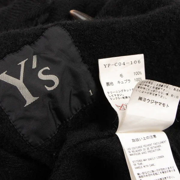 Y's Fulling Wool Duffle Coat K-134038_018