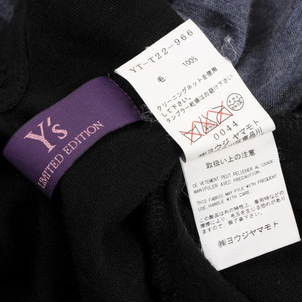 Y's PINK LIMITED EDITION Bi-Color Raglan Knit Dress K-134055_020