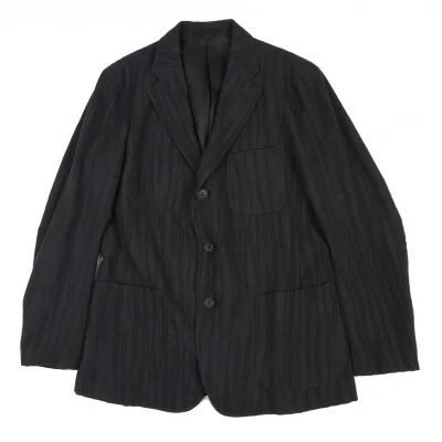 ISSEY MIYAKE MEN Wool Ripple Stripe Jacket