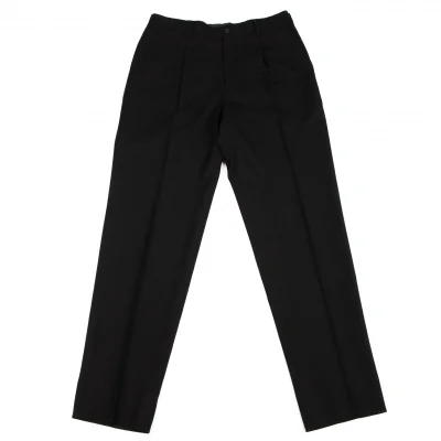 COMME des GARCONS HOMME Wool Gaba Tuck Straight Pants