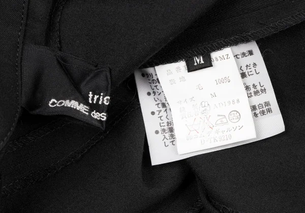 tricot COMME des GARCONS Wool Gabardine Shoulder Dress K-134103_013