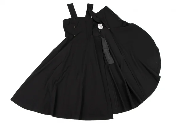 tricot COMME des GARCONS Wool Gabardine Shoulder Dress K-134103_008