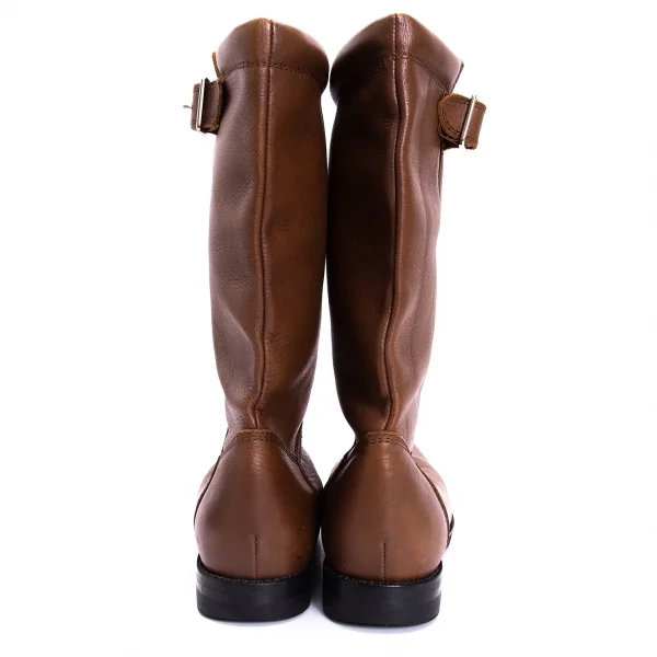 ズッカzucca レザーブーツ 茶L(24.5cm位) K-134110_008
