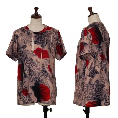 COMME des GARCONS Tattoo Printed Cutting T Shirt