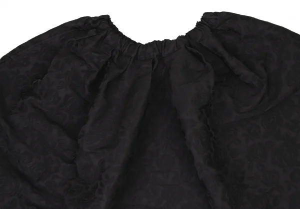 COMME des GARCONS Floral Jacquard Poly Dropped Crotch Pants K-134157_003