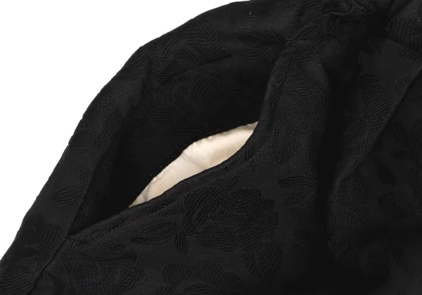 COMME des GARCONS Floral Jacquard Poly Dropped Crotch Pants K-134157_004