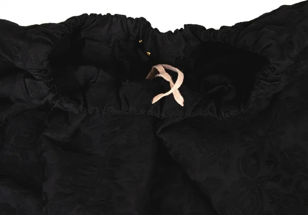 COMME des GARCONS Floral Jacquard Poly Dropped Crotch Pants K-134157_006