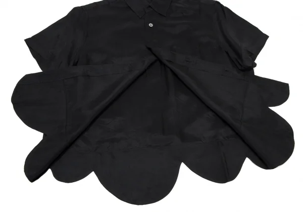 robe de chambre COMME des GARCONS Scalloped Cupra Blouse K-134159_013