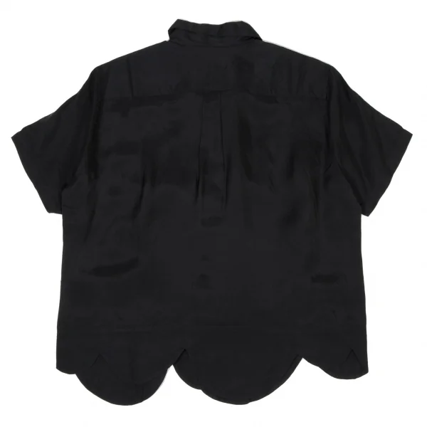 robe de chambre COMME des GARCONS Scalloped Cupra Blouse K-134159_014