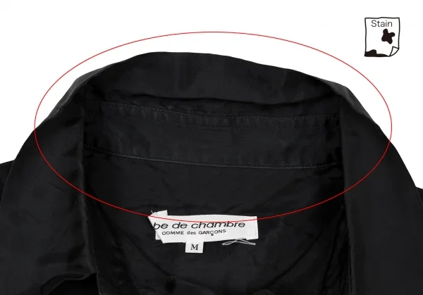 robe de chambre COMME des GARCONS Scalloped Cupra Blouse K-134159_005