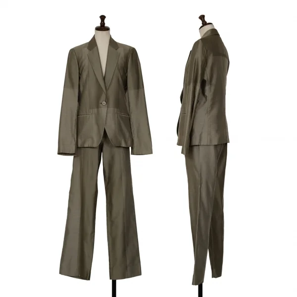 イッセイミヤケ エーポックISSEY MIYAKE A-POC 混紡織り替えテーラード