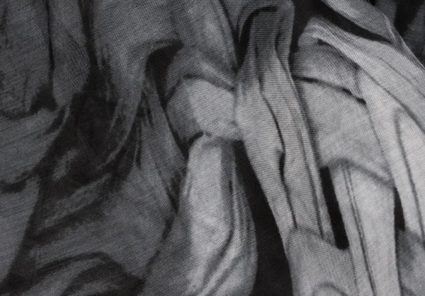 イッセイミヤケISSEY MIYAKE ファブリックプリントカシュクールトップス 白グレー黒2 K-134177_017