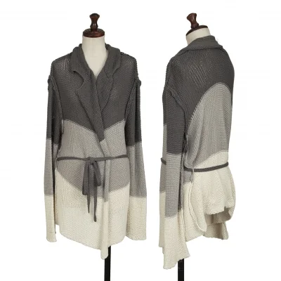 ISSEY MIYAKE Switching Inside-out Knit Jacket