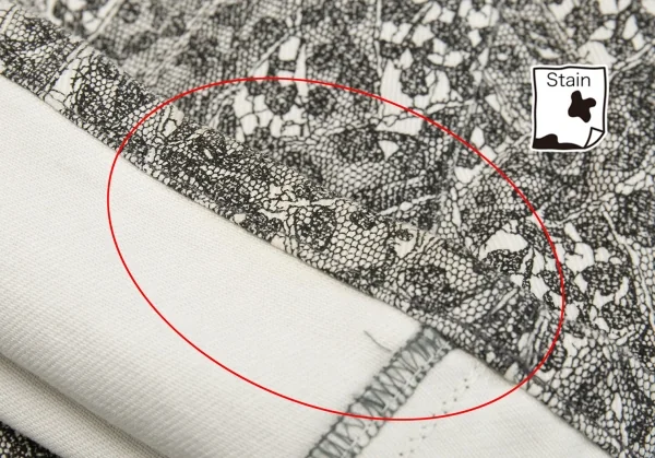 ISSEY MIYAKE Lace Printed Switching Pants K-134188_010