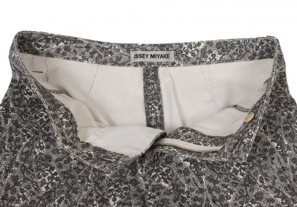 ISSEY MIYAKE Lace Printed Switching Pants K-134188_006