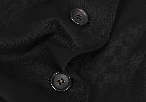 ISSEY MIYAKE Cotton Silk Belted Design Trench Coat K-134203_007