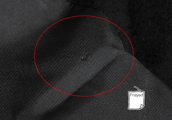 ISSEY MIYAKE Wool Nylon Big Button Melton Coat K-134204_016