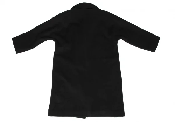 ISSEY MIYAKE Wool Nylon Big Button Melton Coat K-134204_017